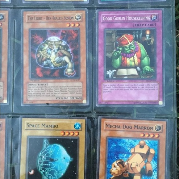 Yugioh Cards 9 piece in plastic vintage - Picture 5 of 5